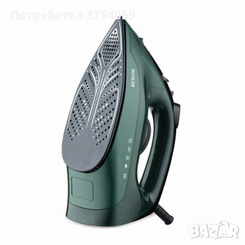 Парна ютия Muhler SI-2520C, 2400W, керамична плоча, паров удар, против прокапване и котлен камък, снимка 5 - Ютии - 53179860