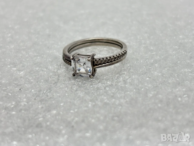 Дамски Сребърен Пръстен (проба 925)- 2,69 грама, снимка 4 - Пръстени - 53511079