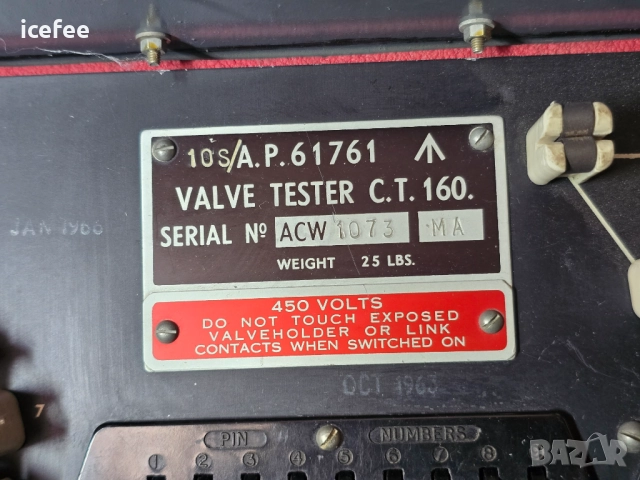 Лампомер AVO CT 160, снимка 7 - Друга електроника - 52638523