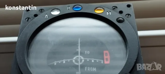 ИНДИКАТОР ОТ САМОЛЕТ/ВЪРТОЛЕТ ГЕРМАНИЯ, снимка 5 - Антикварни и старинни предмети - 47818930