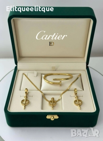 комплект бижута cartier , снимка 3 - Бижутерийни комплекти - 52352472