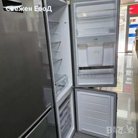 хладилник с фризер HANSEATIC - 179 см.+ диспенсер, снимка 2 - Хладилници - 50685957