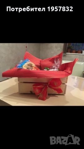 Малка декоративна дървена щайга ръчна изработка, снимка 8 - Дърводелски услуги - 26227694