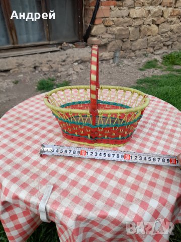 Стара кошница #13, снимка 3 - Антикварни и старинни предмети - 32688446