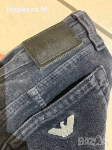 Armani Jeans, дънки от плюш, оригинални, M , снимка 3 - Дънки - 43056963