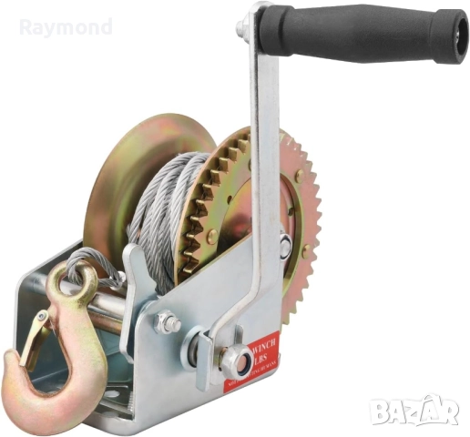 Лебедка за лодки и ремаркета KraftWorld – 2500 lbs (1100 кг), 10м стоманено въже, снимка 4 - Други инструменти - 51793453