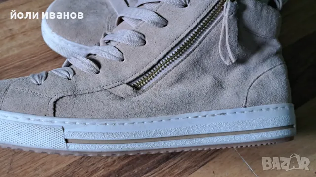 Gabor-made in Slovakia-дамски нови оригинални зимни  кожени обувки 42 номер, снимка 4 - Дамски боти - 48677337