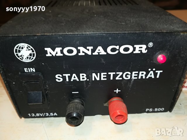 MONACOR PS-500 13,8V/3.5A-ВНОС SWISS 3005222131