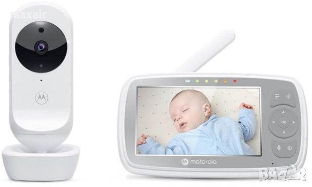 Видео бебефон MOTOROLA BABY MONITOR VM44 Connect Wi-Fi 4.3″ * Безплатна доставка * Гаранция 2 години, снимка 1 - Бебефони - 43550564