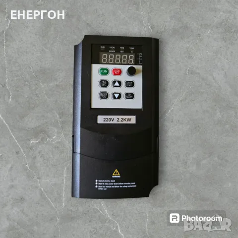 Трифазен честотен инвертор 2.2квт от монофазен ток