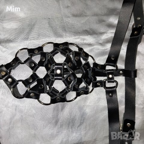 М/L. Кожена мъжка прашка в стил BDSM , снимка 1 - Бельо - 43257544