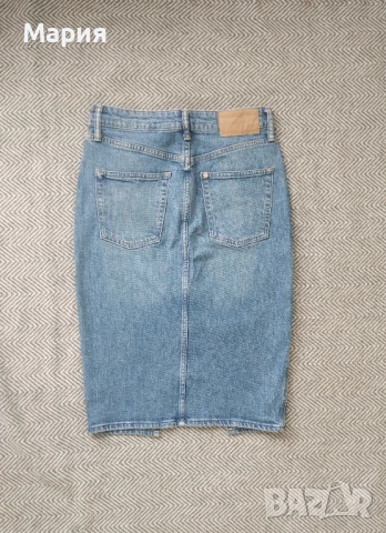 НМ дънкова пола размер 38, снимка 10 - Поли - 50584401