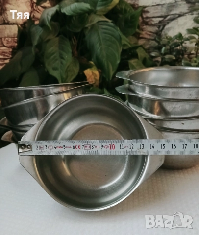 Алпака чинии и купички на Хром , снимка 3 - Чинии - 52681912