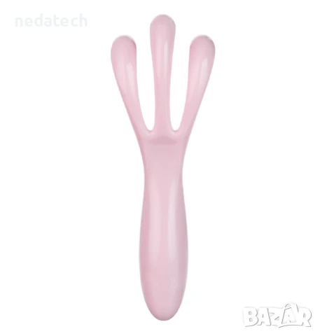 Масажен ролер за лице и тяло, Розов, 14x5x2.5 см., снимка 3 - Други стоки за дома - 51186761