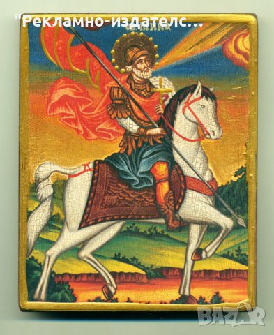 Икона на Св. Мина, снимка 1 - Икони - 40190291