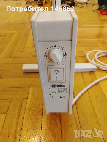 Маслен панелен радиатор 750w, снимка 3 - Радиатори - 52938185