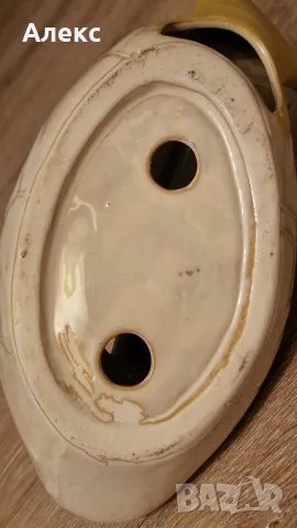 Голяма винтидж керамика, 1970г– риба, свещник., снимка 7 - Антикварни и старинни предмети - 48148562