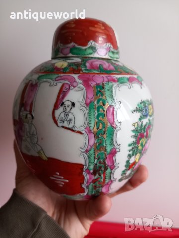Стара Китайска Урна, Буркан за Джинджифил, ,Ваза  МАРКИРАНА!, снимка 7 - Антикварни и старинни предмети - 43667689