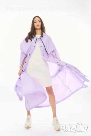 Дамска Пелерина Marty - Люляк, снимка 8 - Рокли - 49723670