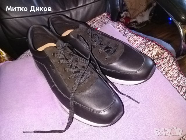 Geox respira Italian Patent  ест.кожа маркови нови дишащи маратонки №45 стелка 295 cm