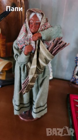 Винтидж баба с прътове ,от средата на 20-век с подпис от автора, снимка 5 - Антикварни и старинни предмети - 43222796