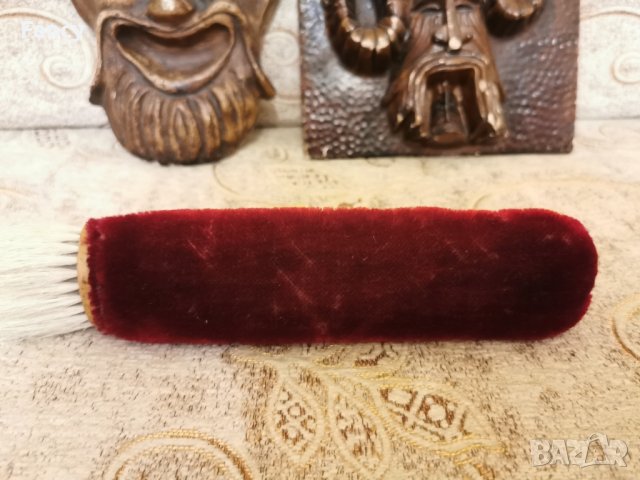 Стара почистваща четка за плочи, снимка 4 - Антикварни и старинни предмети - 43369373