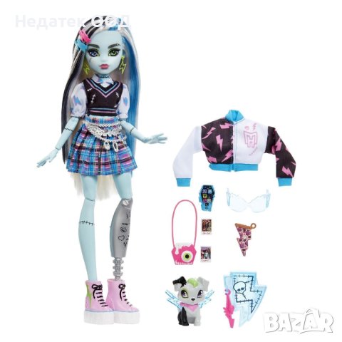Кукла за игра, Monster High Frankie Mattel, аксесоари, снимка 1