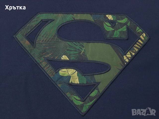Iceberg x Superman - Оригинална мъжка блуза размер S-M, снимка 6 - Блузи - 52559447