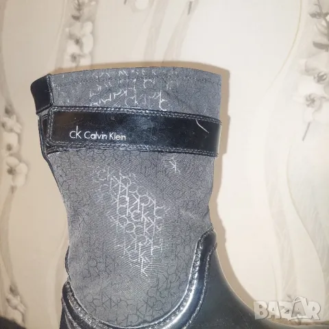 Гумени модни ботуши calvin klein номер 37, 5- 38 , снимка 8 - Дамски ботуши - 48120031