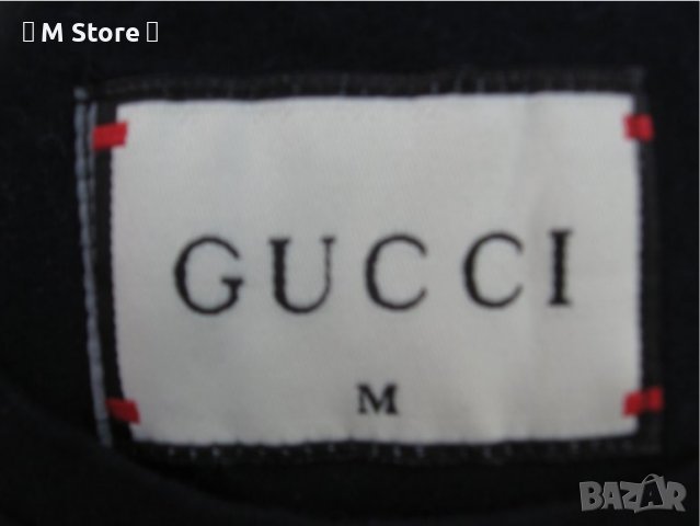Gucci памучна тениска размер М, снимка 4 - Тениски - 37849283