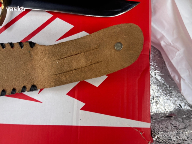 Стар Български,рог,30см,3мм, снимка 13 - Ножове - 52891026