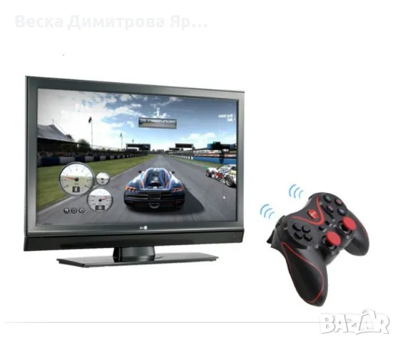 Bluetooth Wireless джойстик за игра на телевизор, телефон или компютър PSP01, снимка 4 - Друга електроника - 47904986