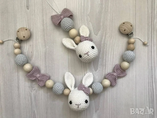 Бебешка дрънкалка или клипс за биберон  , снимка 14 - Други - 51173299