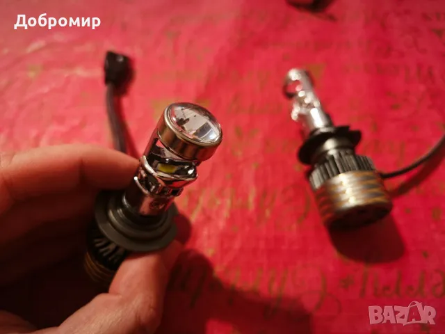 H7 led с лупа, подарък. , снимка 4 - Аксесоари и консумативи - 48775394