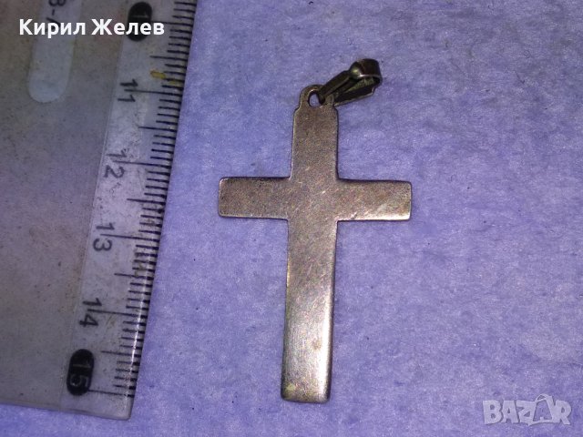 СТИЛЕН СРЕБЪРЕН НАГРЪДЕН КРЪСТ ВИСОКА ПРОБА СРЕБРО КРЪСТЧЕ 38799, снимка 12 - Колиета, медальони, синджири - 43225633
