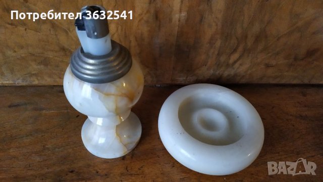 Продавам мраморна стойка за запалка, снимка 2 - Декорация за дома - 39873584