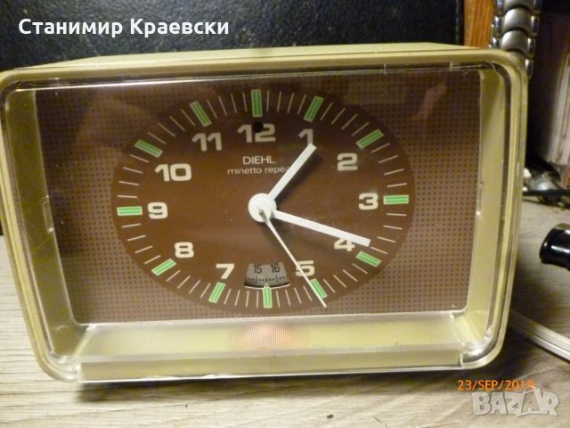 DIEHL Minetto Repeat - clock alarm vintage 71, снимка 1 - Други - 26579886