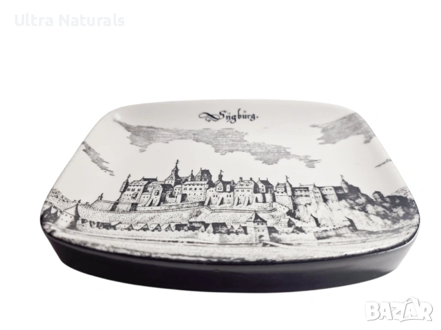 Декоративна чиния за стенен декор от замъка Зигбург, винтидж декор, снимка 2 - Декорация за дома - 53126473