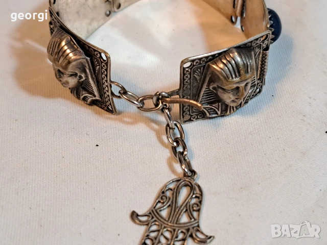 винтидж египетска гривна Art Deco 32/1, снимка 4 - Гривни - 53394534