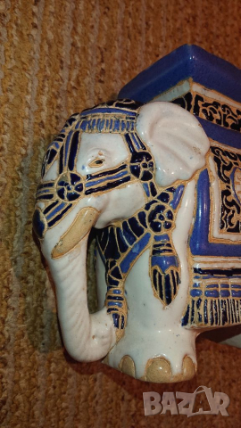 Колекционерски порцеланов слон, снимка 6 - Други ценни предмети - 36494031
