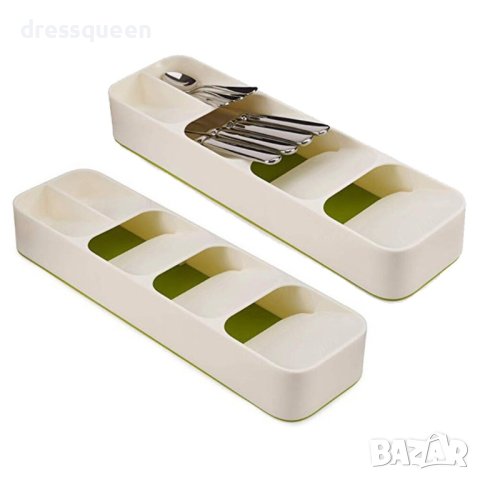 (МАЛЪК) Органайзер за чекмедже с изчистен дизайн в правоъгълна стеснена форма, снимка 3 - Аксесоари за кухня - 44016058
