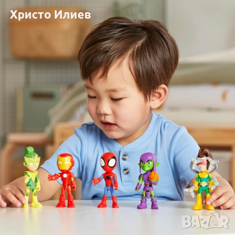 Спайди и невероятните му приятели - Игрален комплект с фигурки герои и злодеи, снимка 9 - Фигурки - 52132280