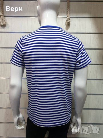 Нова мъжка класическа моряшка тениска , снимка 8 - Тениски - 27940848