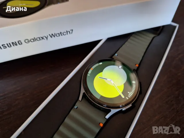 SAMSUNG GALAXY WATCH 7 LTE 44MM - KHAKI GREEN, снимка 3 - Смарт гривни - 47490851