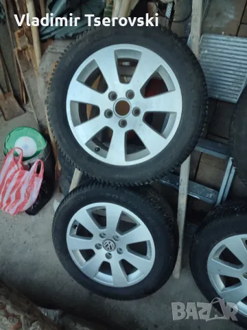 Четири зимни гуми 2021г с джанти 16 ц. Audi A3 , снимка 5 - Гуми и джанти - 49334714