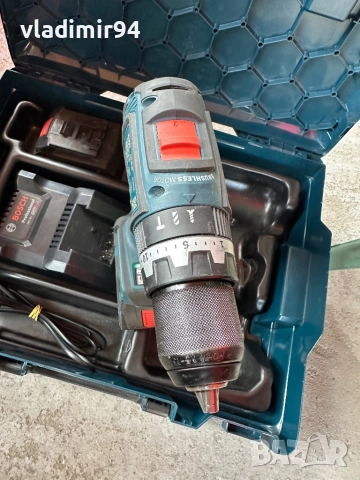 BOSCH GSB 18V-90 C - 2 x 4,0Ah ProCORЕ, снимка 6 - Винтоверти - 52836508