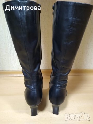 Италиански ботуши №38 - естествена кожа, снимка 6 - Дамски ботуши - 27455040