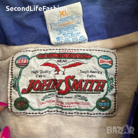 Винтидж яке John Smith Sportswear 90-те Turner мъжко размер XL , снимка 2 - Якета - 53415029