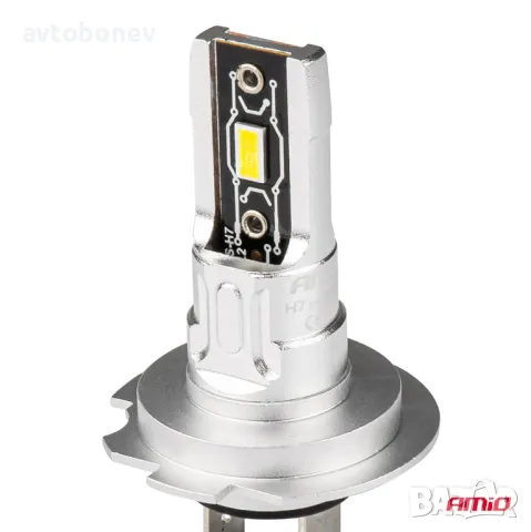 LED крушки AMIO H-mini H7/H18-12/24V-6500K к-т/2 бр./, снимка 3 - Аксесоари и консумативи - 49538512