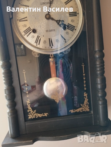 Стенен часовник Конкордия 31 дневен , снимка 3 - Стенни часовници - 51702513